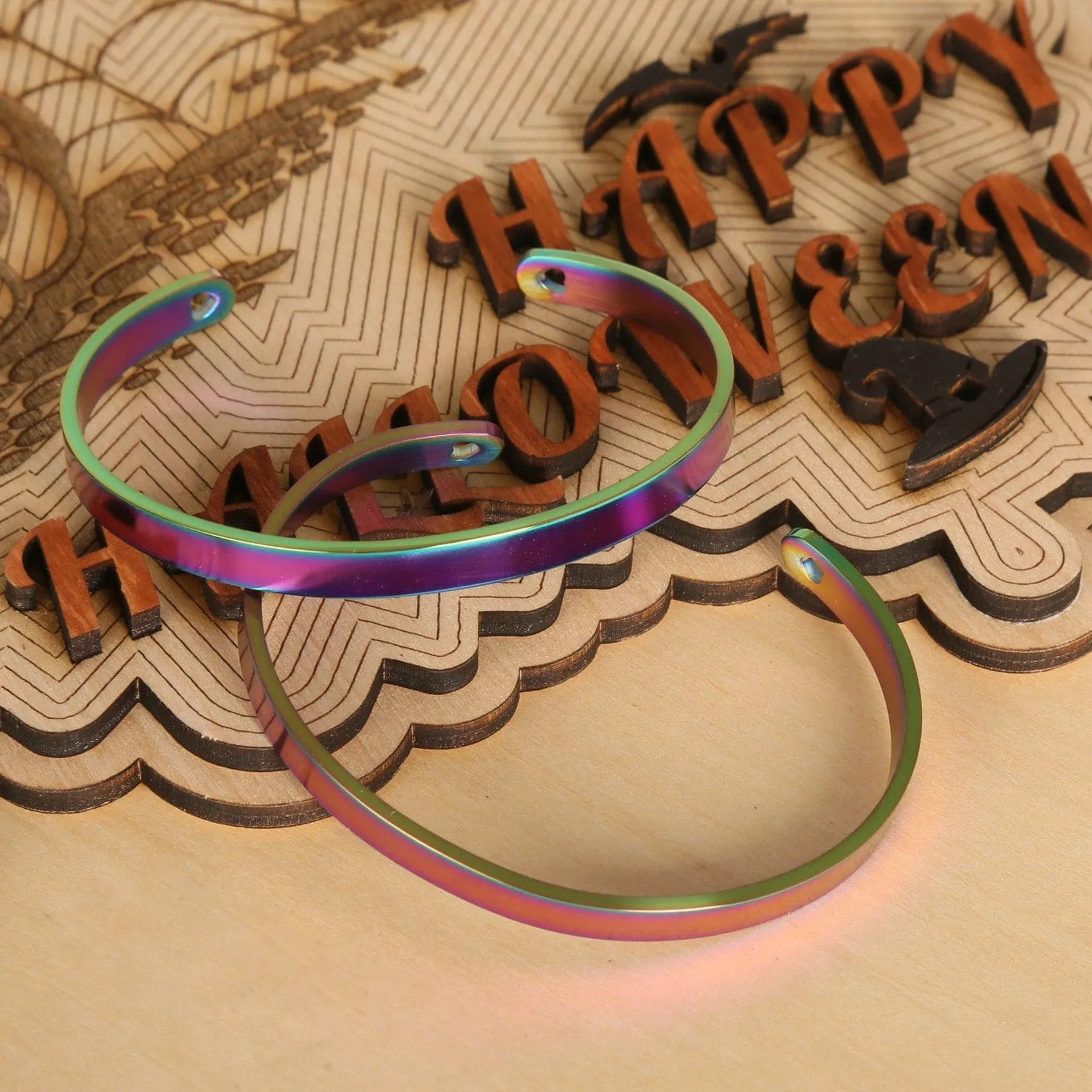 10 Pcs 6mm Wide Stainless Steel Bracelet