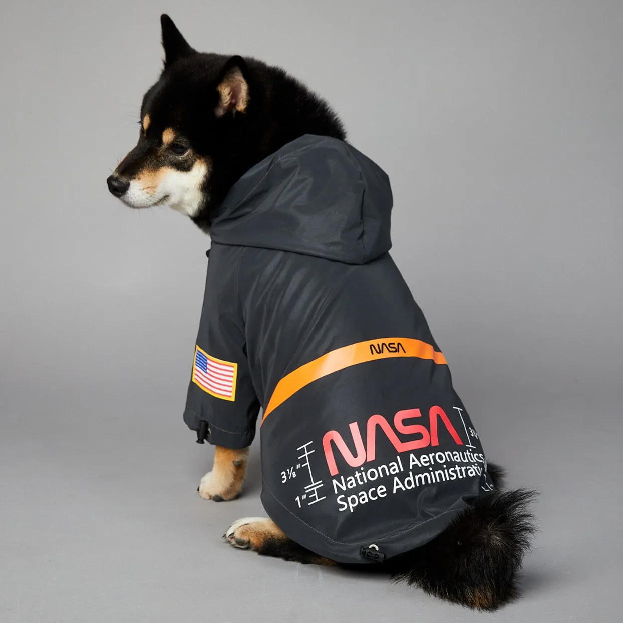 American Trendy Pet Astronaut Flight Suit: Full Reflective Dog Coat Raincoat Jacket Luxury Dog Clothes Raincoat Jacket Reflective Space Suit Hoodies Pet Coat Clothing For Large Medium Small Dogs Apparel Costume