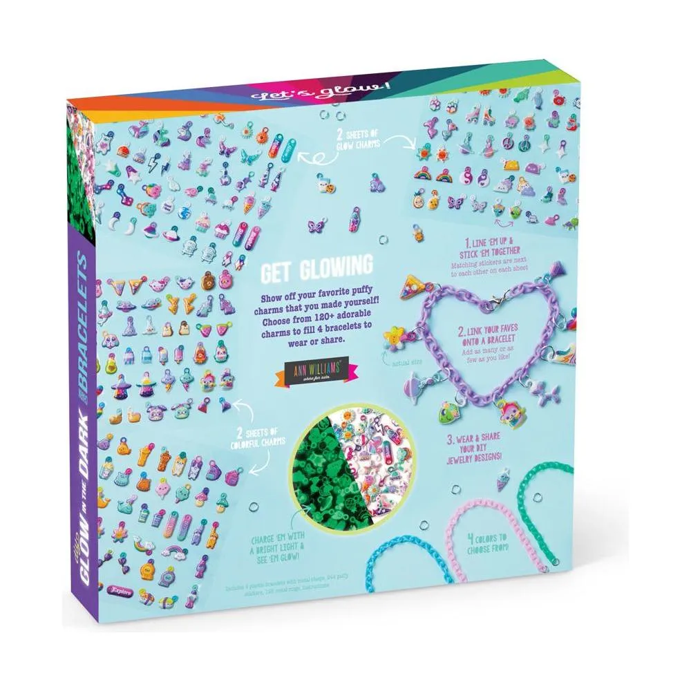 Ann Williams Craft-tastic Glow in the Dark Charm Bracelets