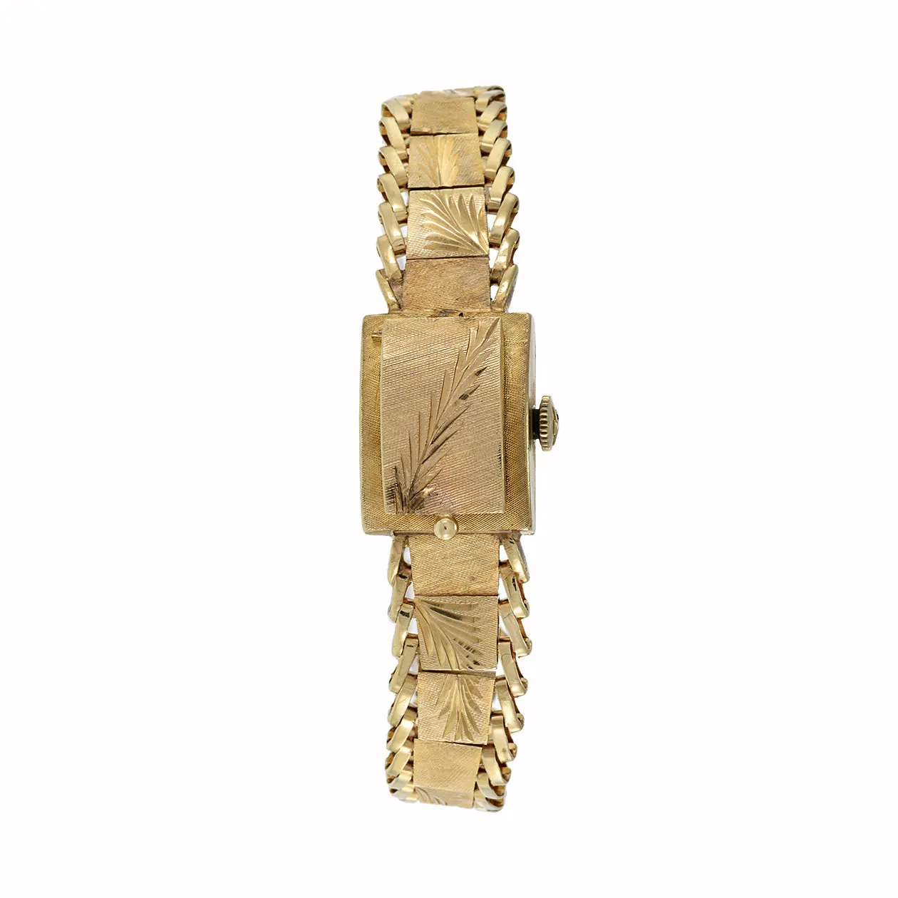 Avia Acedic 1960's 14kt Gold Bracelet Cocktail Watch