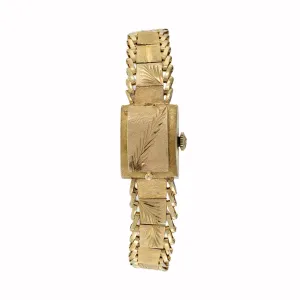 Avia Acedic 1960's 14kt Gold Bracelet Cocktail Watch