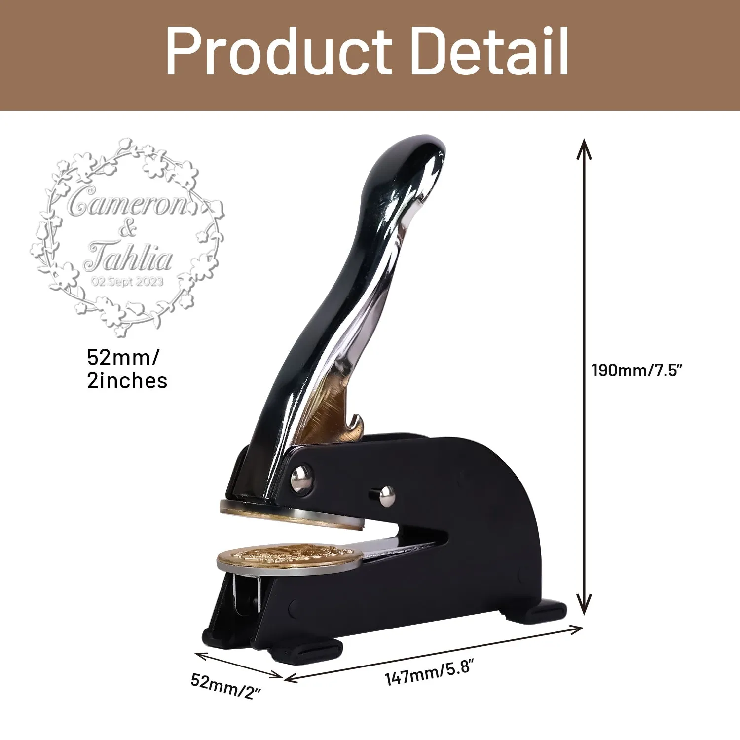 Custom Logo Embosser - Style 20