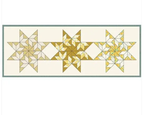 Flying Swallows Table Runner Pattern by Paper Pieces