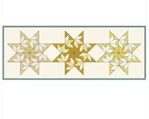 Flying Swallows Table Runner Pattern by Paper Pieces