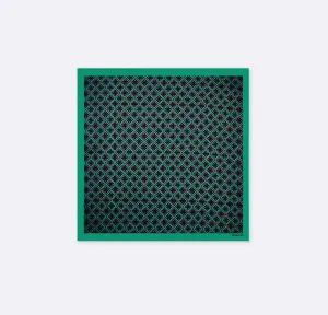 GEOMETRIC PRINT -  SILK POCKET SQUARES
