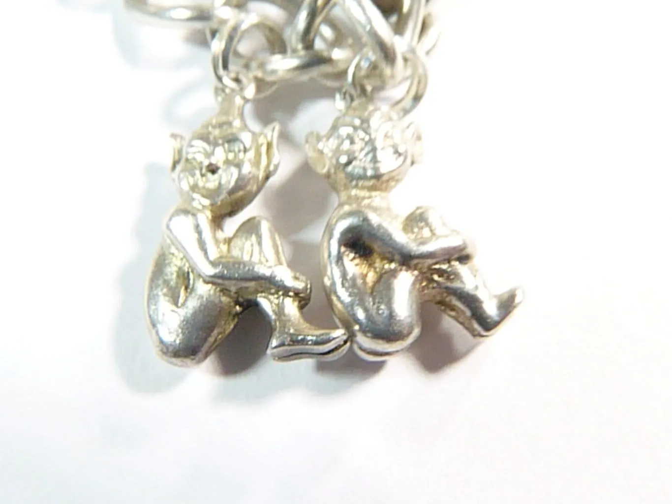 Halloween Gifts For Her Themed Sterling Silver Charm Bracelet 1977