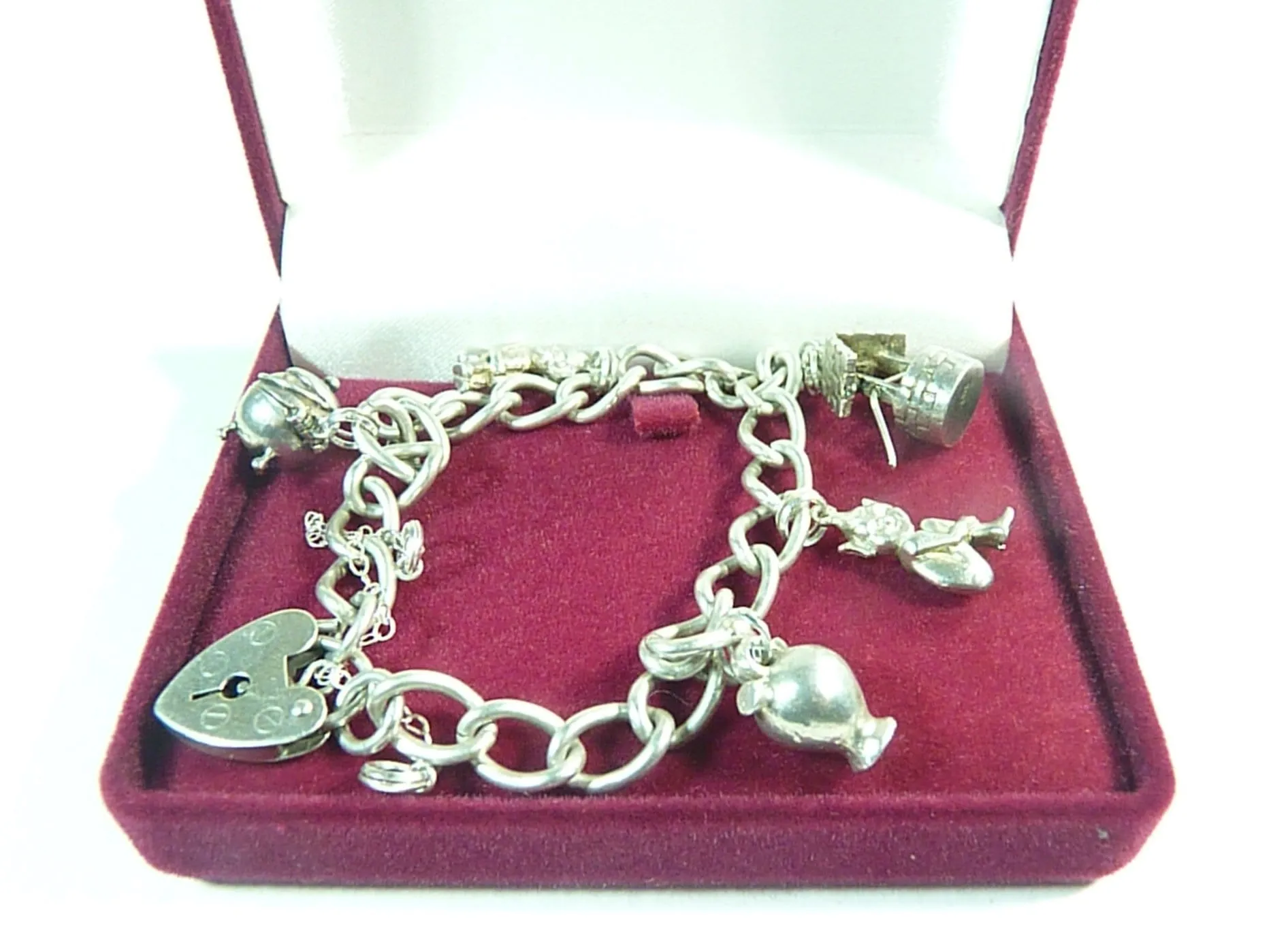 Halloween Gifts For Her Themed Sterling Silver Charm Bracelet 1977