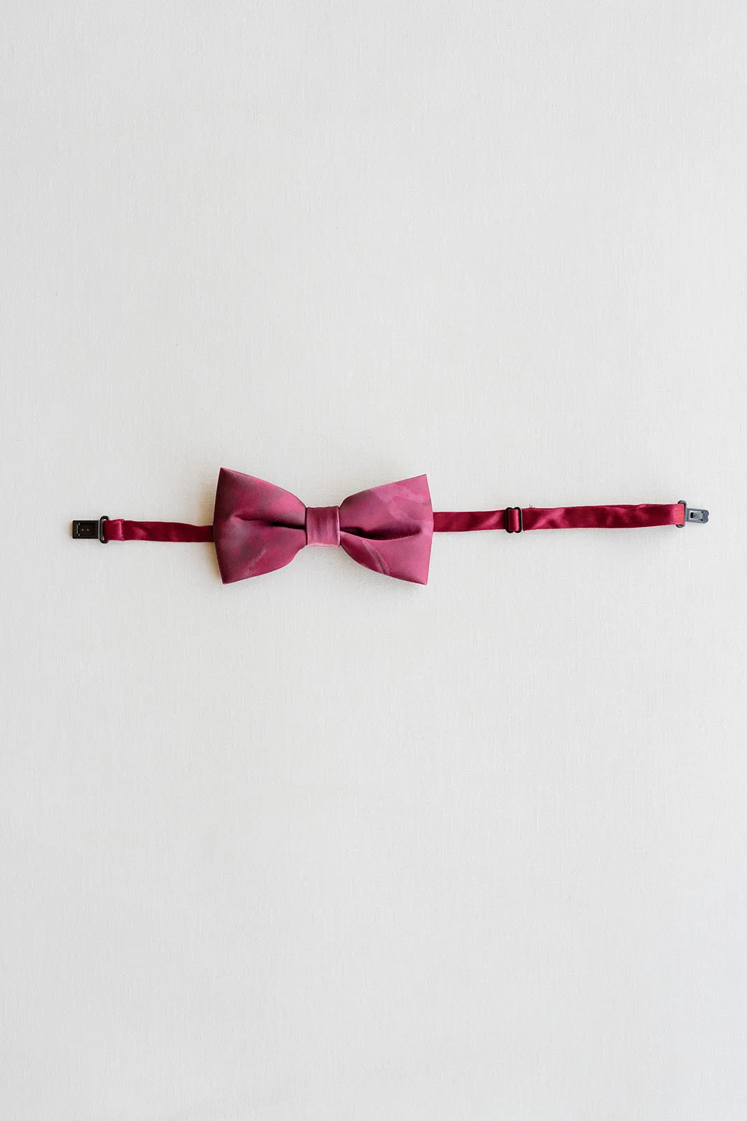 Kids Satin Floral Print Bowtie | Made To Order