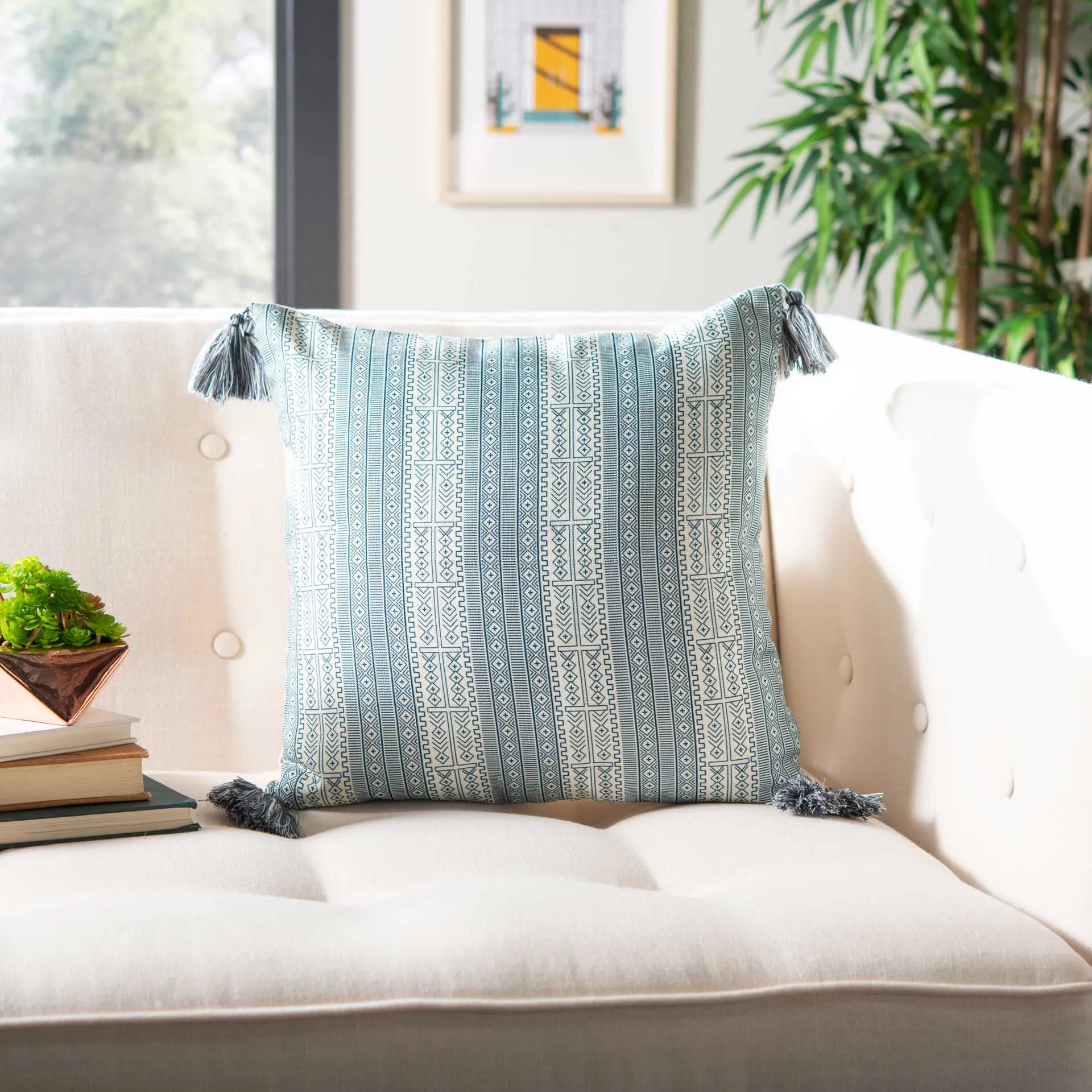 Luna Pillow White/Gray