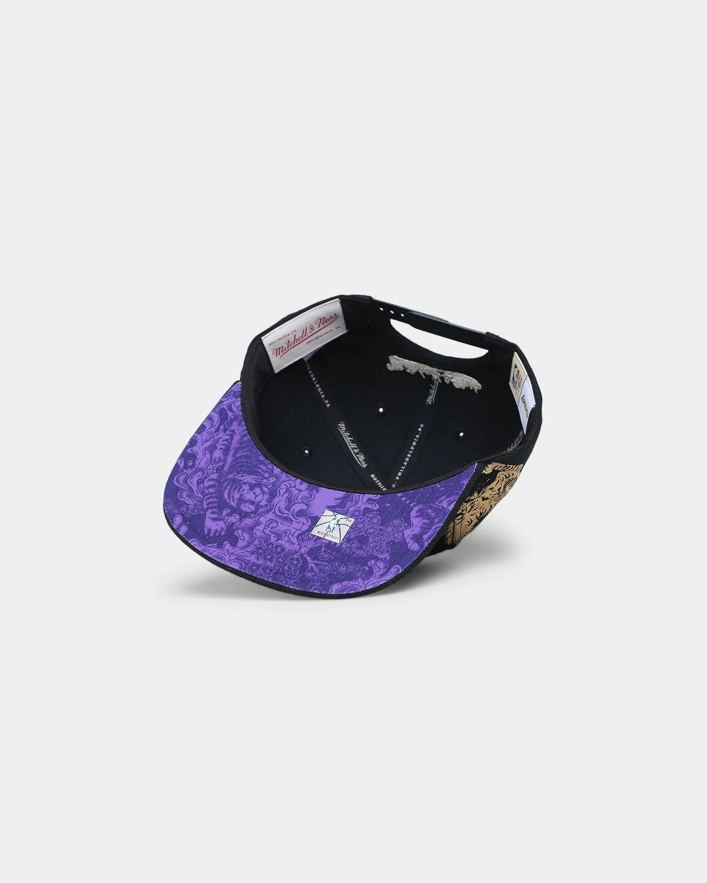 Mitchell & Ness Los Angeles Lakers Water Tiger HWC Snapback Black