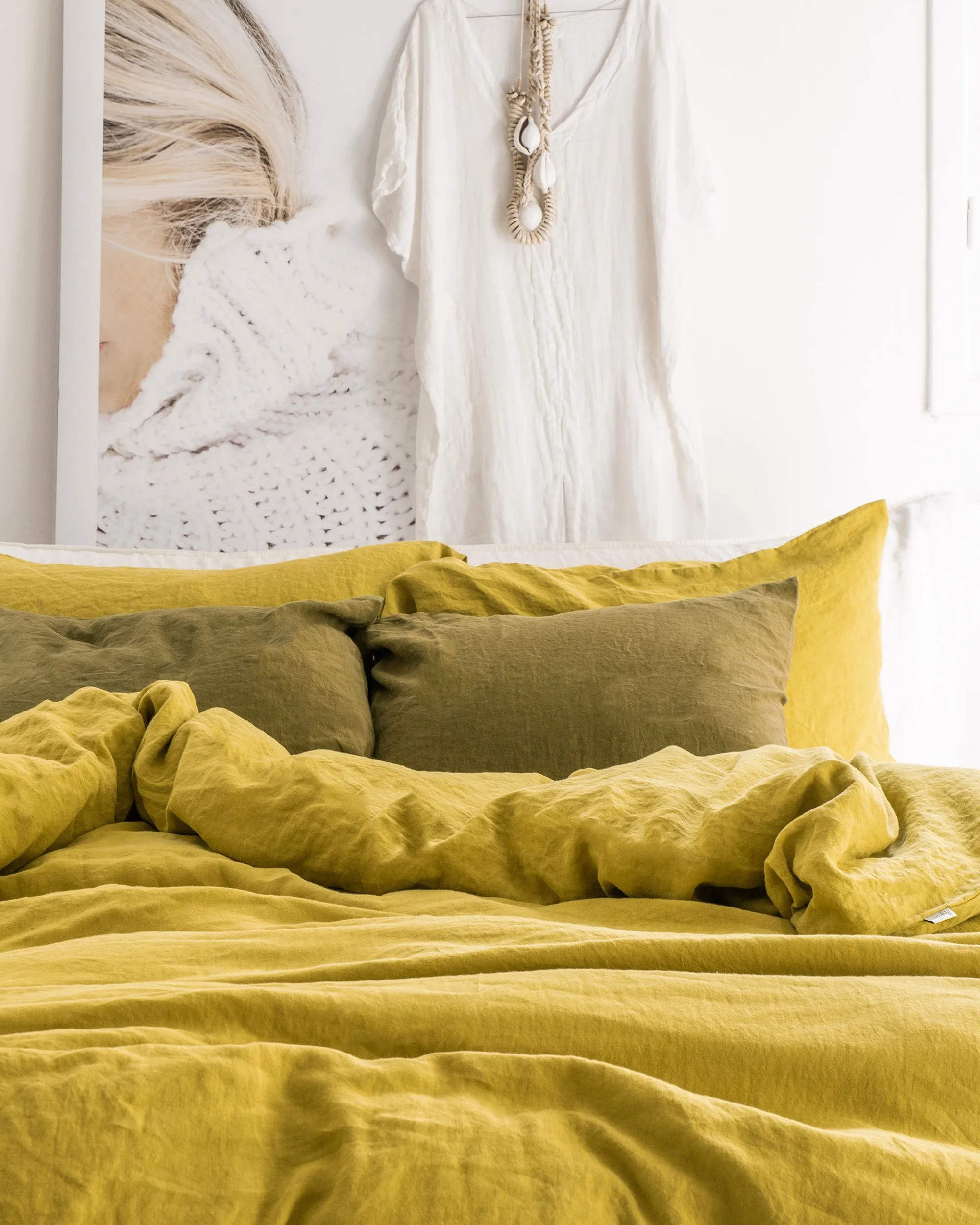 Moss Yellow & Olive Green Bedding Bundle