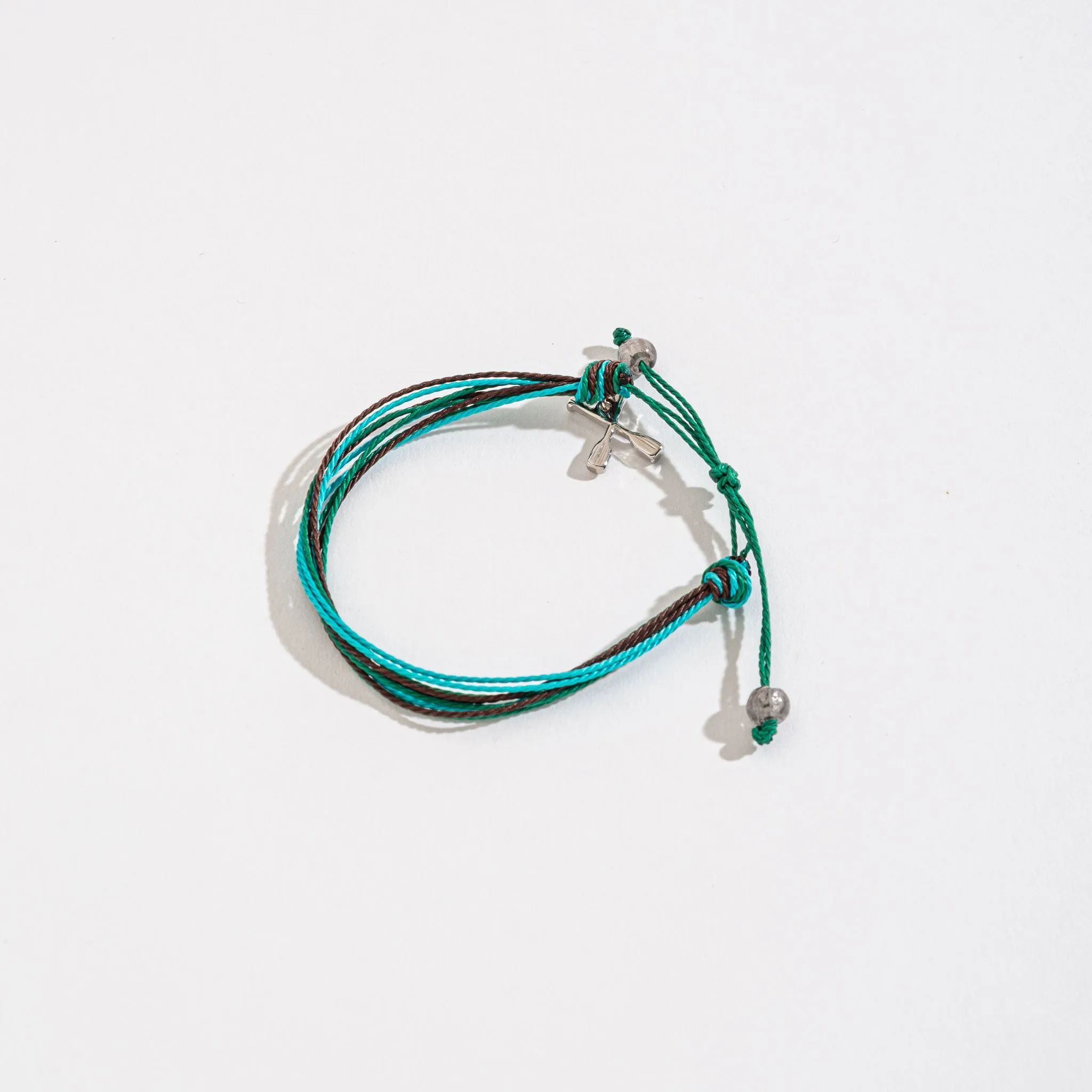 Nautical Themed Charm Threaded Bracelet