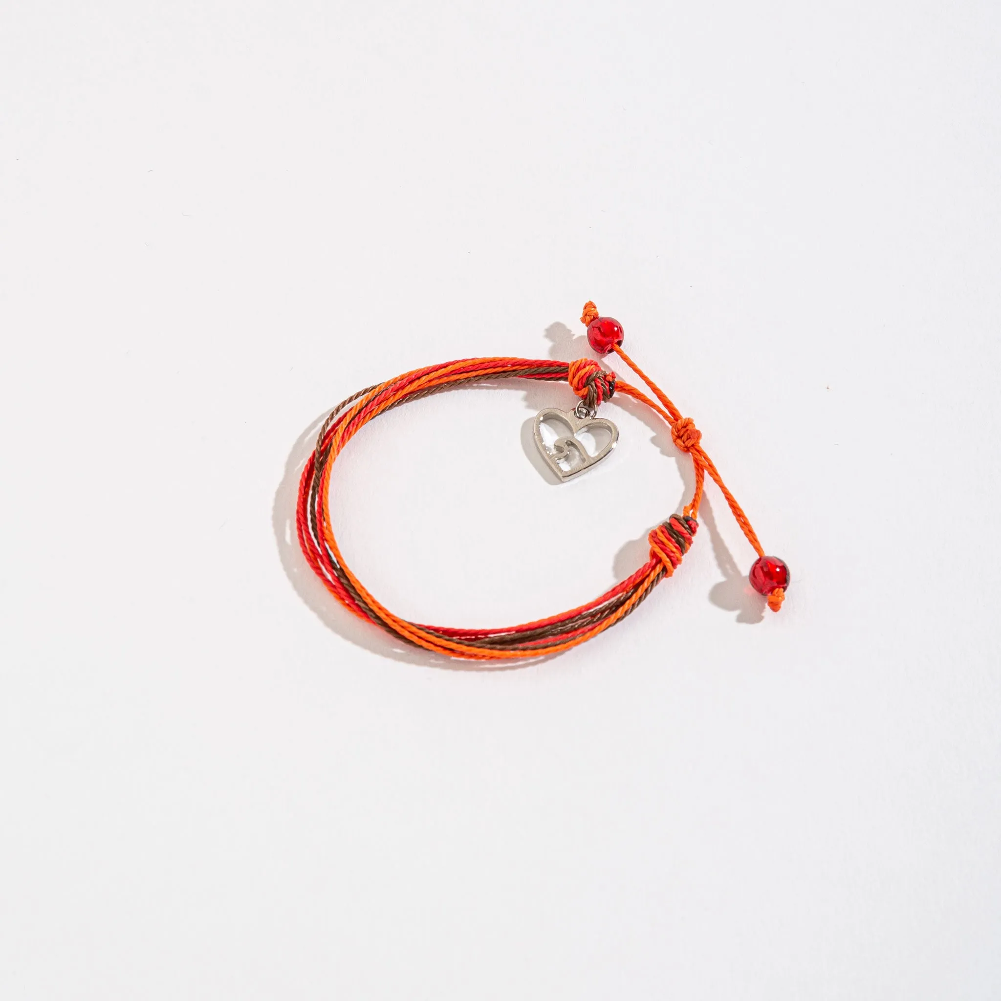 Nautical Themed Charm Threaded Bracelet