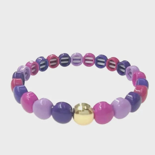 Oclys Oli Half Colored Balls Elastic Bracelet