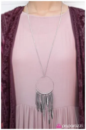 Paparazzi Necklace ~ See You In My Dreams - Silver