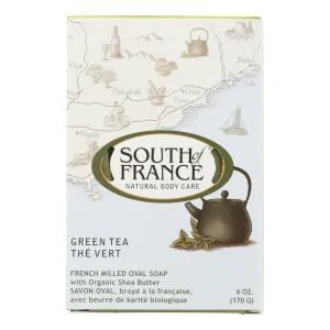 South of France Green Tea Nourishing Bar Soap, 6 Oz
