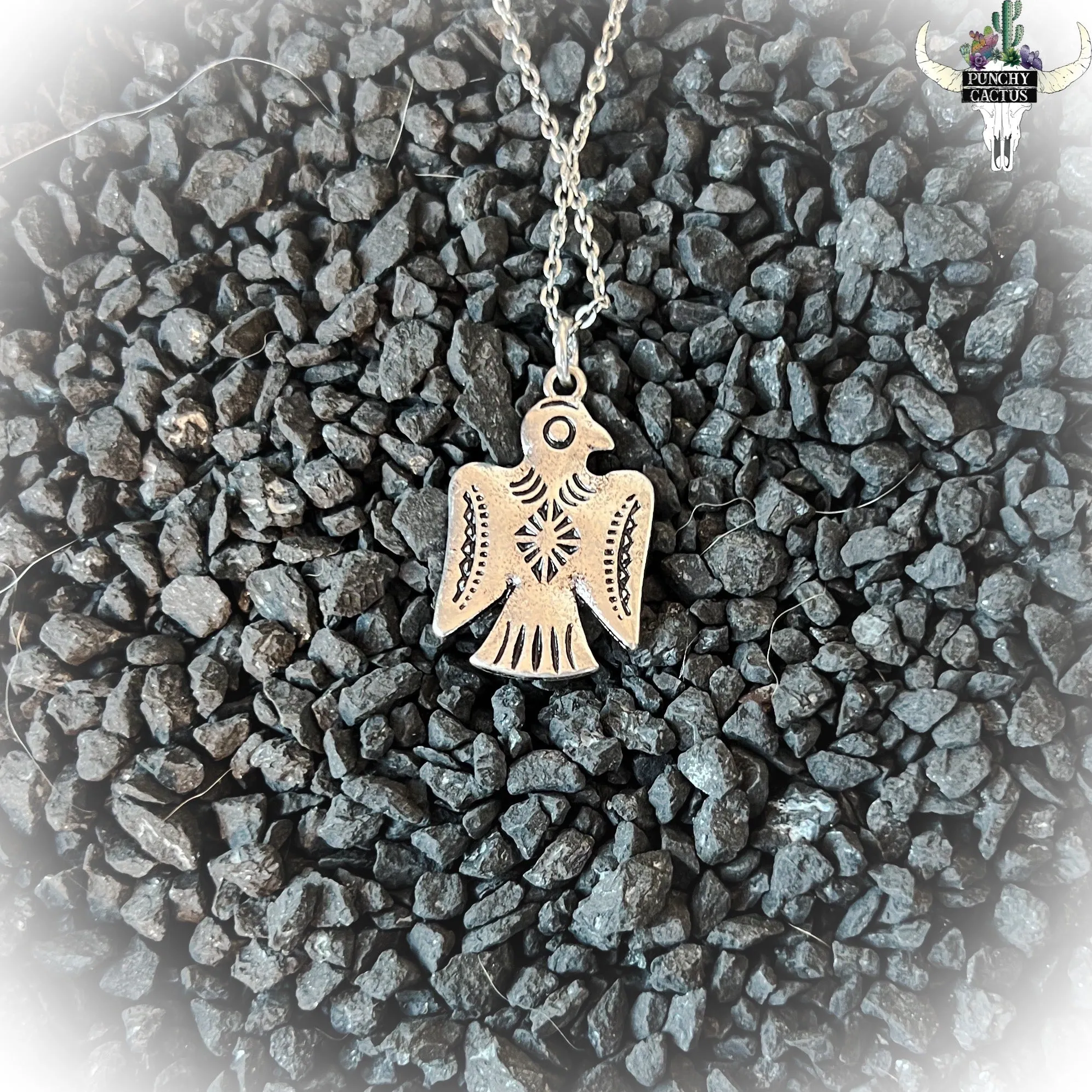 Thunderbird Necklace - Silver