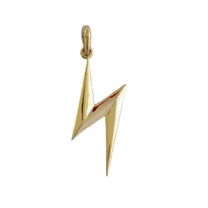 Yellow Gold Bolt Pendant